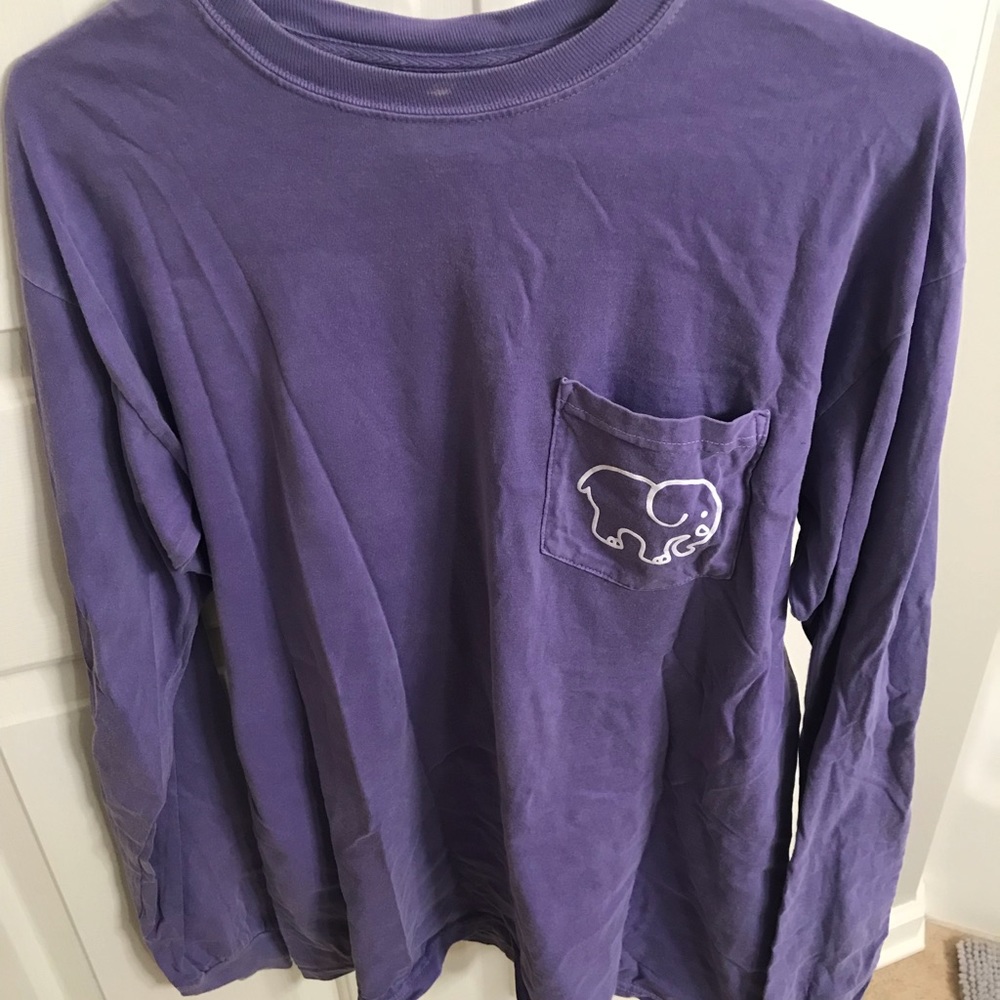Ivory Ella Purple Long Sleeve (Comfort Colors)